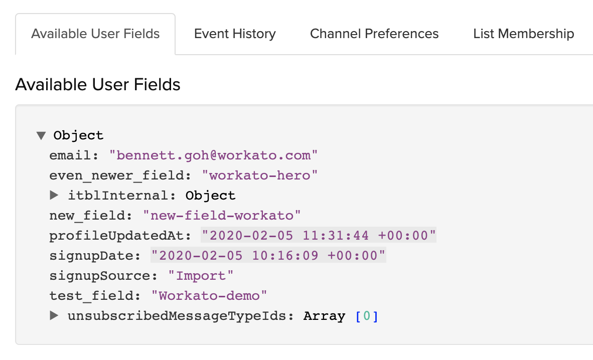アクション設定