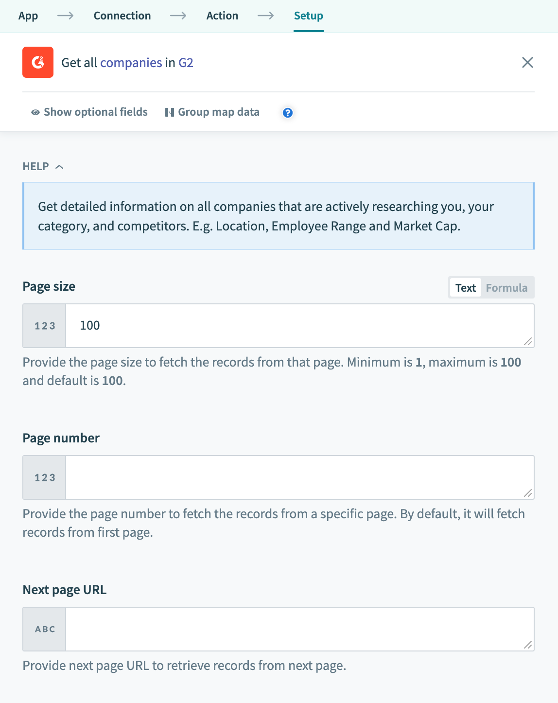 List all Companies action