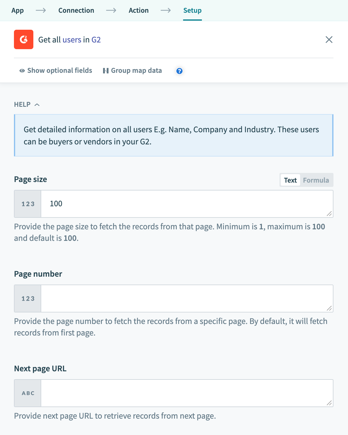 List all Users action