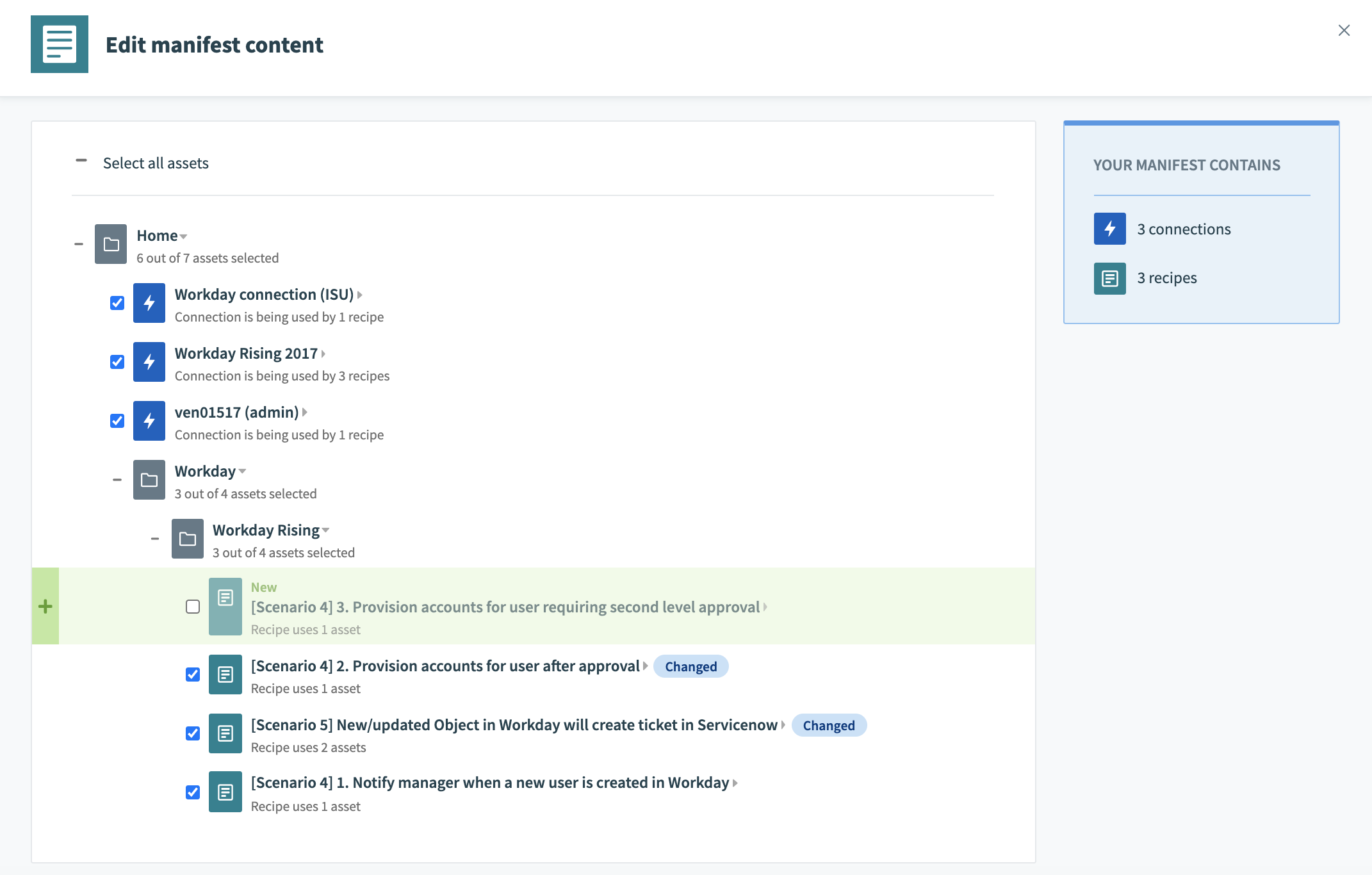 Connection in diff folder