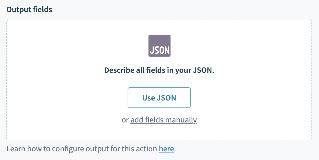 JSON を使用する