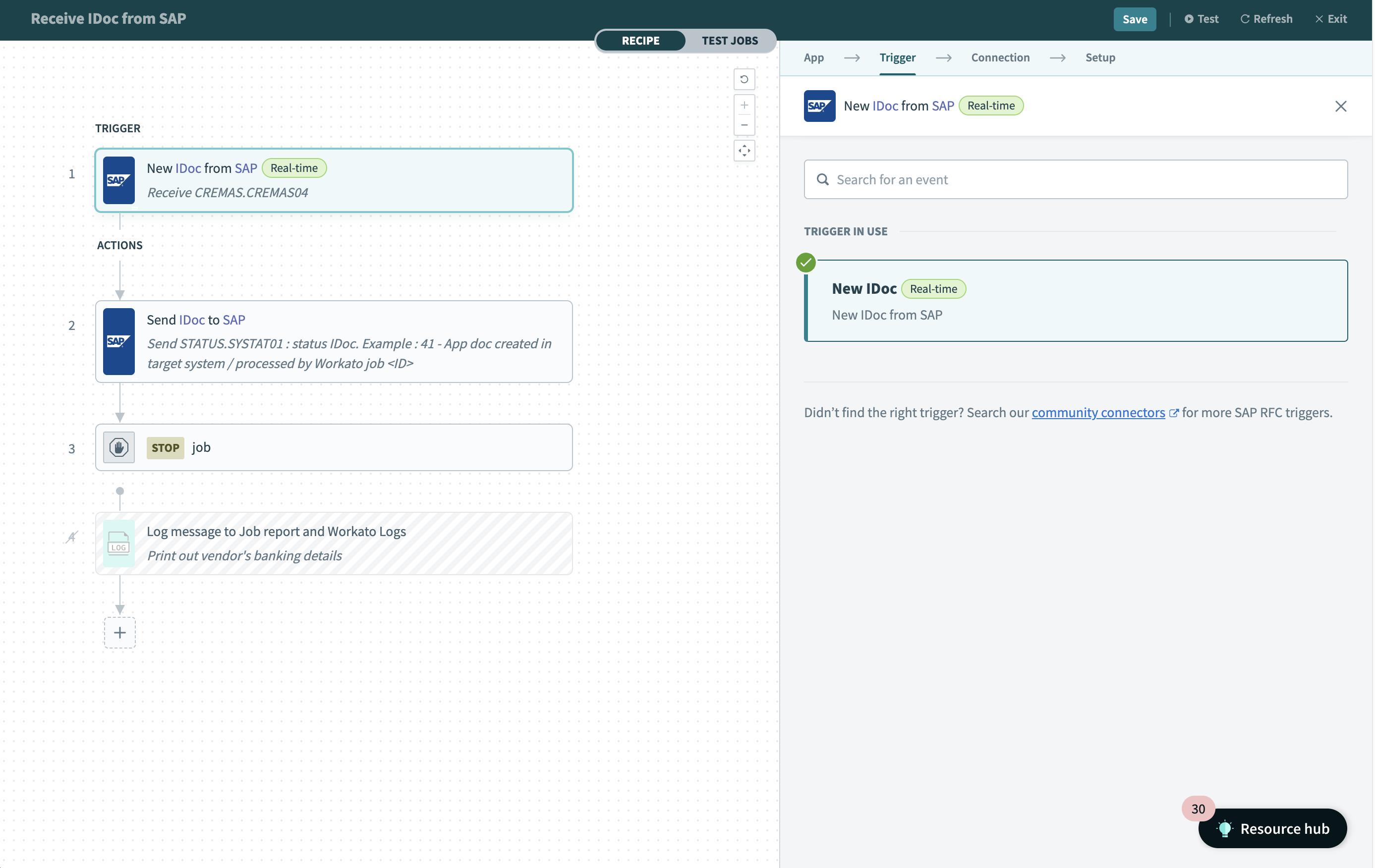 トリガー - New IDoc