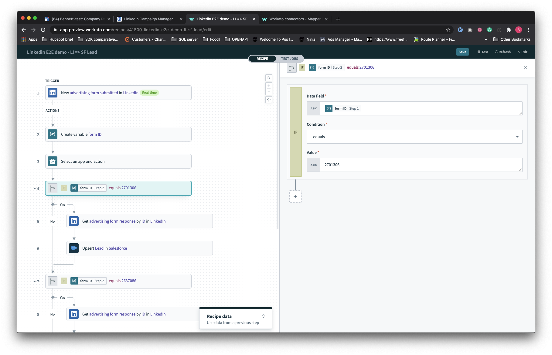 Get Advertising form ID